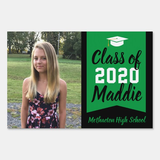 High School Graduation Yard Sign, Lawn Sign (Front)