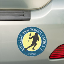 High School Lacross with Player Name