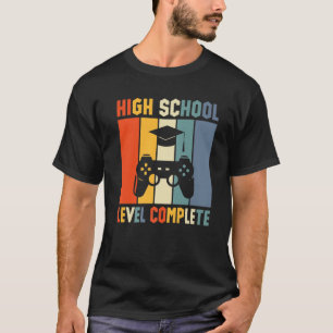 High School Level Complete Graduation 2022 Gamer M T-Shirt