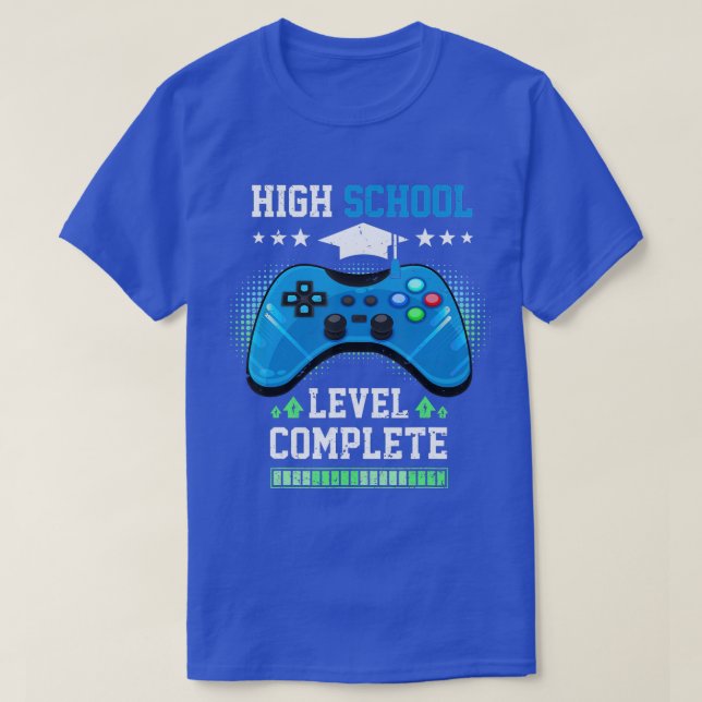 High School Level Complete Graduation Class Of 202 T-Shirt (Design Front)