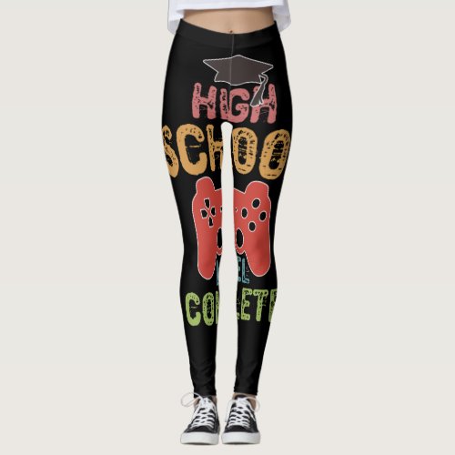 High School Level Complete _ Graduation Leggings