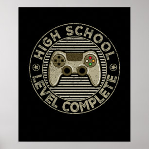 High School Level Complete Graduation Poster