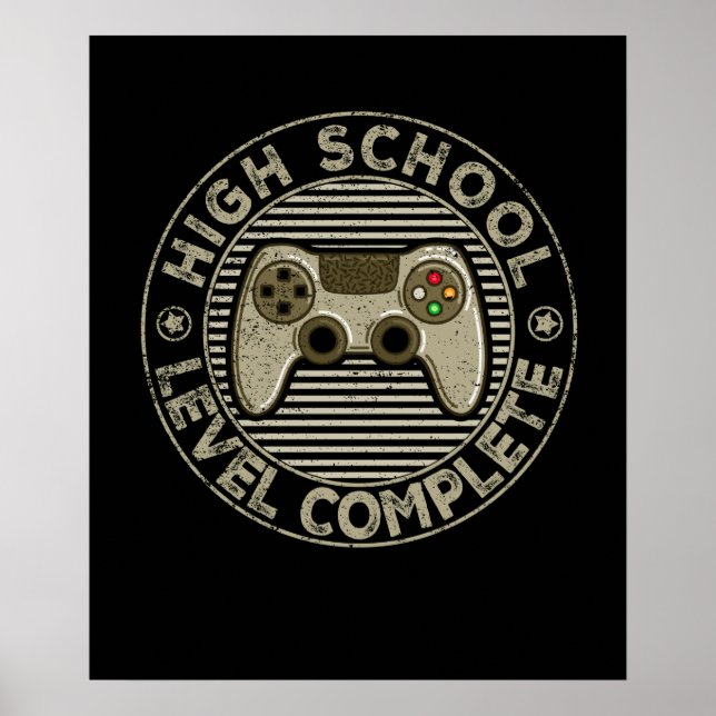 High School Level Complete Graduation Poster (Front)