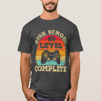 High School Level Complete Graduation Video Contro T-Shirt