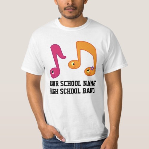 High School Marching Band Personalized Music Shirt