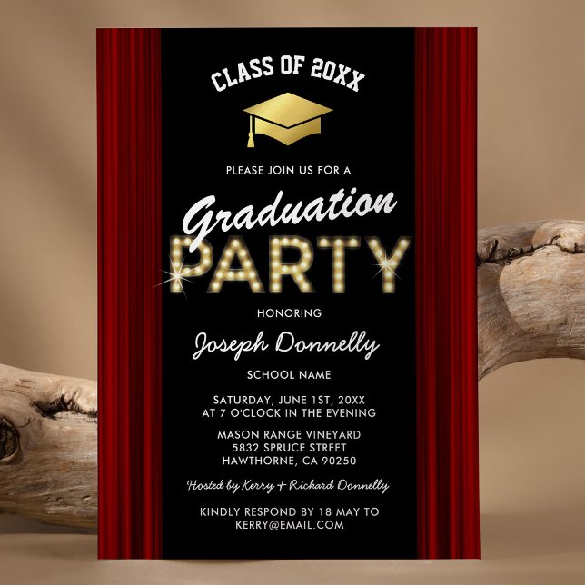 High School Musical Graduation Class of 2025 Invitation (Creator Uploaded)