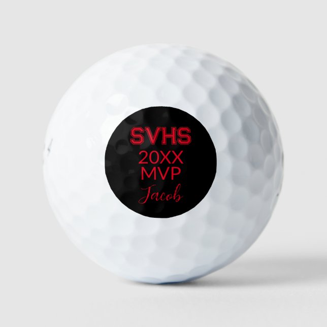 High School MVP  Golf Balls (Front)