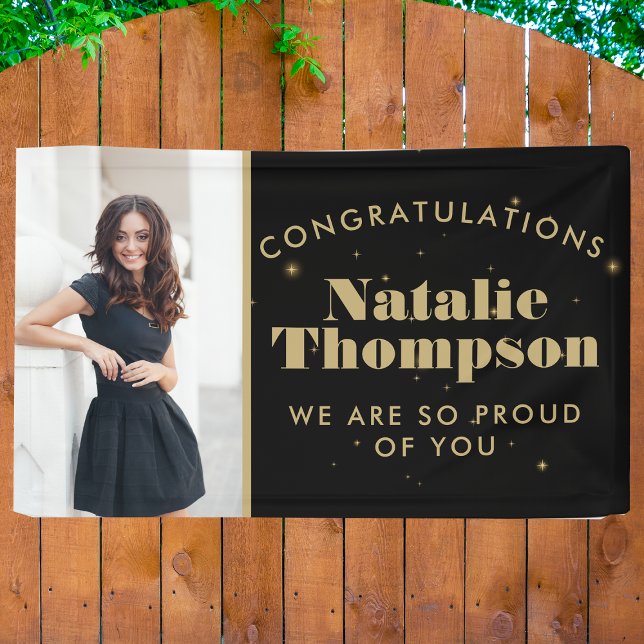 High School Or College Graduation Customized Photo Banner (Creator Uploaded)