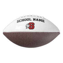 High School Personalized Football