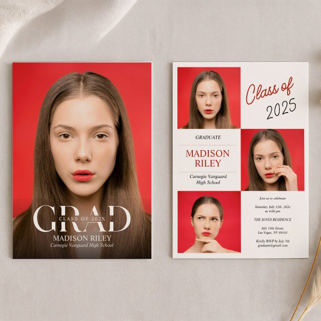 High School Photo Graduation Invitation (Creator Uploaded)