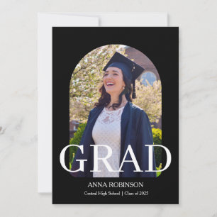 High School Photo Graduation Modern Announcement