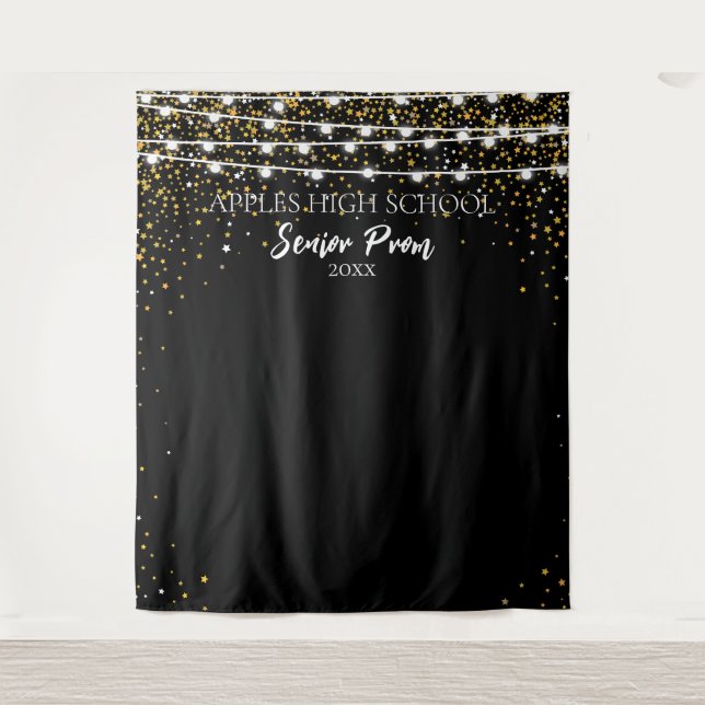 High School Prom Backdrop starry night galaxy  (Front)