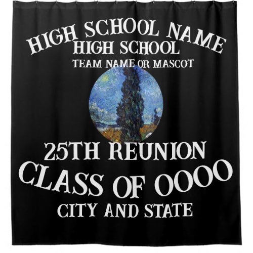 High School Reunion 2024 Birthday Vacation Shower Curtain