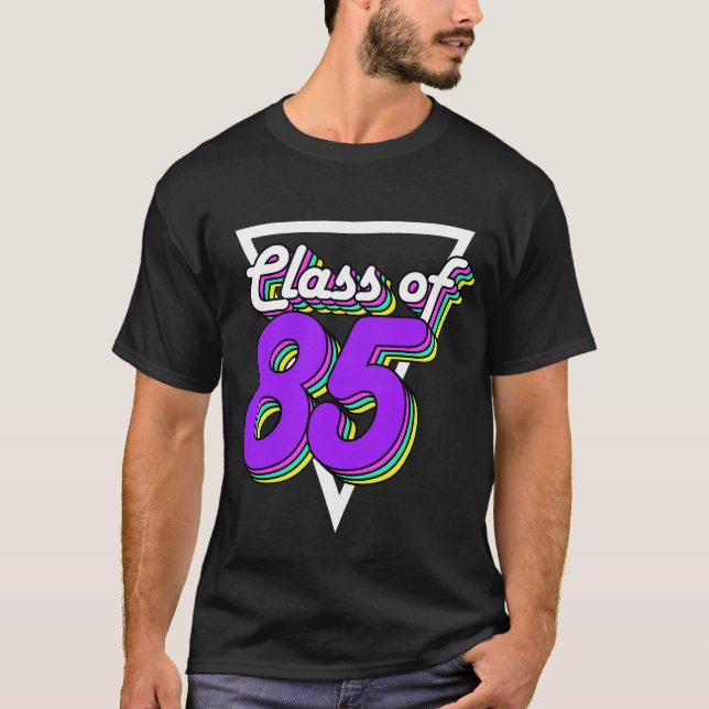 High School Reunion Class of 1985 85 34 Year Gift T-Shirt (Front)