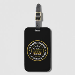 High School Reunion Class Of Graduation Year Luggage Tag