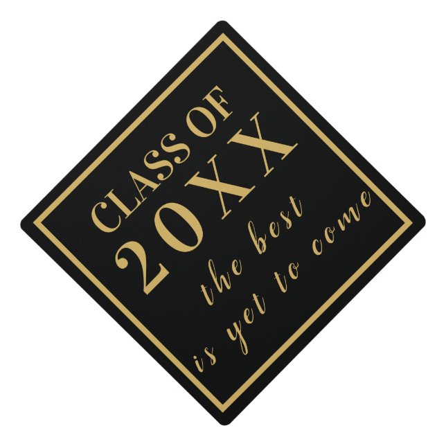 High School Reunion Graduation Class of 2019 Graduation Cap Topper (Front)