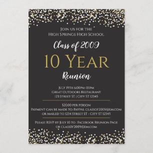 High School Reunion Invitation