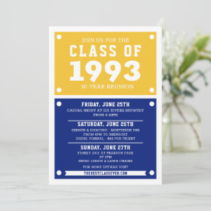 High School Reunion Invitations Reunion