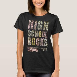 High School ROCKS Student Teacher Rockstar Team Ro T-Shirt