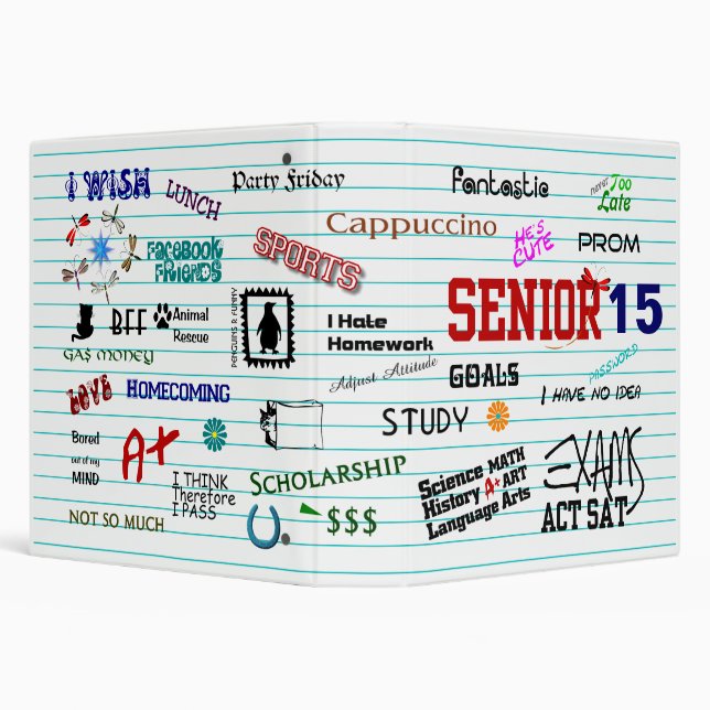 High School SENIOR Year Binder (Background)