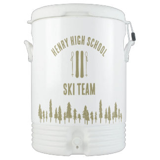 High School Ski Team Beverage Cooler