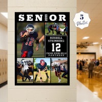 High School Sports Senior 5 Photo Collage