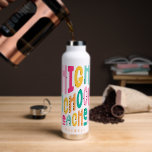 High School Teacher Colorful Text Water Bottle<br><div class="desc">Hey High School Teachers! Keep hydrated during the day with our “High School Teacher” water bottle which you can personalize with your name. This would make a great gift for Appreciation Week or anytime of the year. If you have questions or requests regarding this design, please contact us via the...</div>