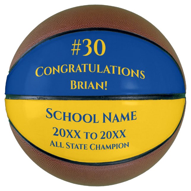 High School team player customized  Basketball (Front)