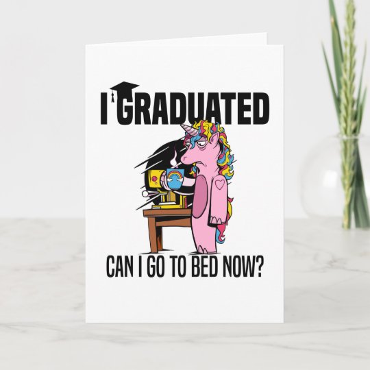 high-school-unicorn-diploma-middle-school-card-zazzle