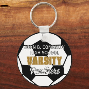 High School Varsity Soccer Team Personalized Keychain