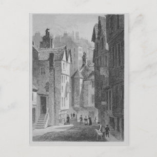 High School, Wynd, Edinburgh engraved by Postcard