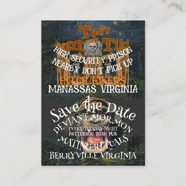 HIGH SECURITY PRISON NEARBY DON'T PICK UP HITCH  ENCLOSURE CARD (Front)