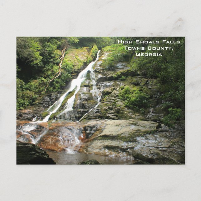 High Shoals Falls Postcard (Front)