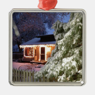 High Sierra Holiday Metal Ornament