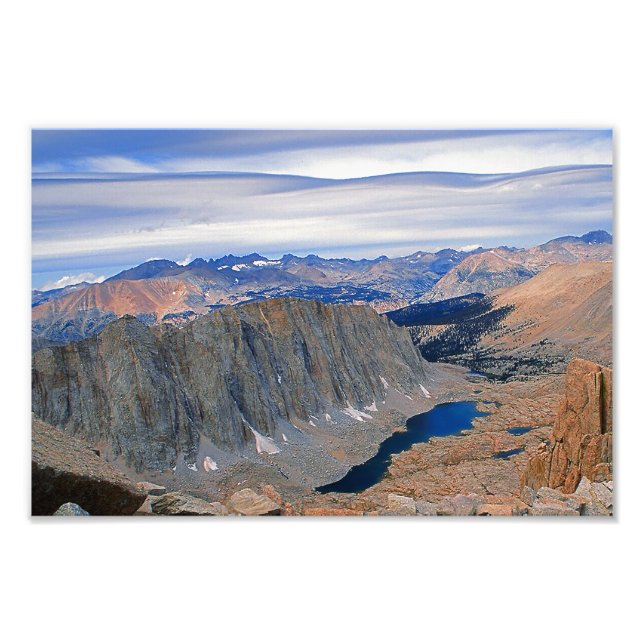 High Sierra Nevada Lake Photo Print (Front)
