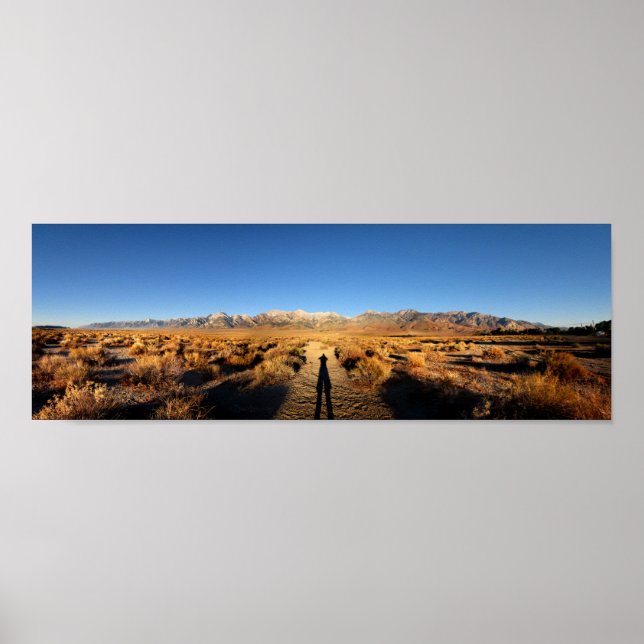 High Sierra Nevada Mountain Range Poster (Front)