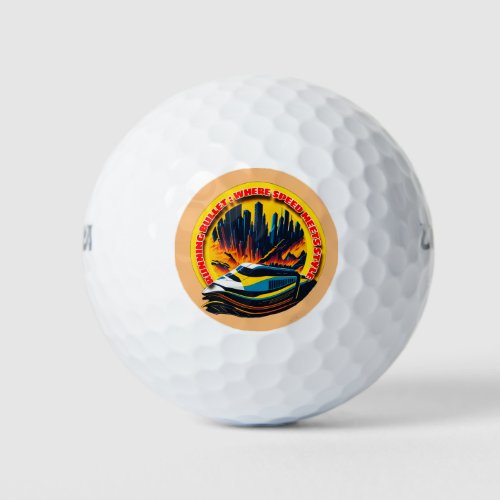 High_Speed Bullet Train DesignEfficient  Stylish Golf Balls