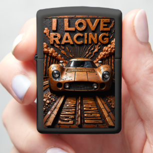 High Speed Race Car Track Zippo Lighter