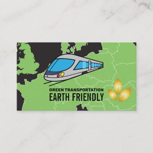 High Speed Train Business Card