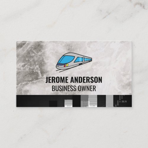 High Speed Train Business Card