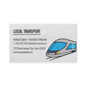 High Speed Train Business Card