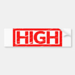 High Stamp Bumper Sticker