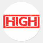 High Stamp Classic Round Sticker