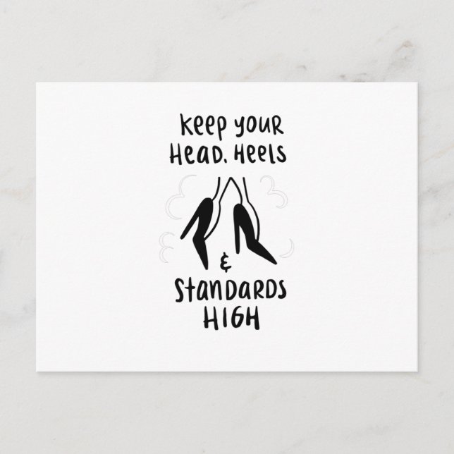 High Standards Postcard (Front)