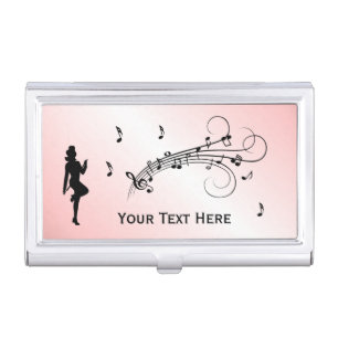 High Step Dancing to the Music Business Card Case