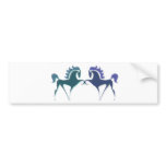 High Stepping Horse Logo Bumper Sticker