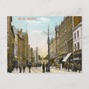 High Street, Cardiff Postcard
