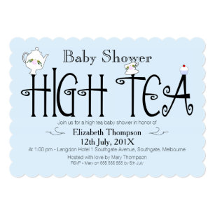 High Tea Baby Shower Invitations Zazzle High Tea Baby Shower Invitations Zazzle