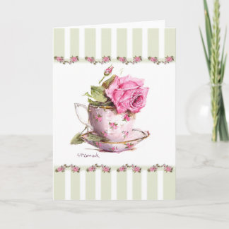 High Tea - Sage Card
