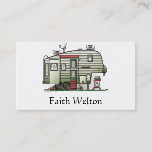 High Tech 5th Wheel Business Card